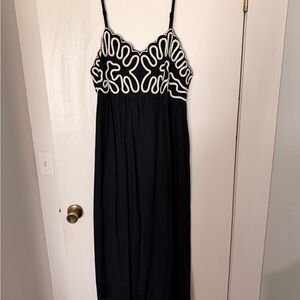 a new day Black and White Maxi Dress